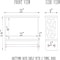 Alaterre Furniture Coventry 25"W x 14"H Bath Shelf with Two Towel Rods ANCT70WH - alternate 7